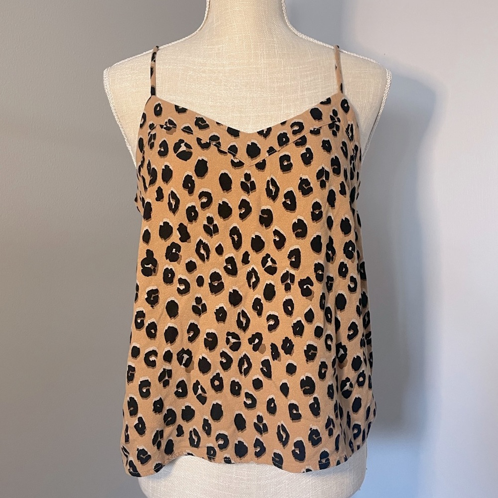 Cheetah Leopard Print Loose Fit Tank Top